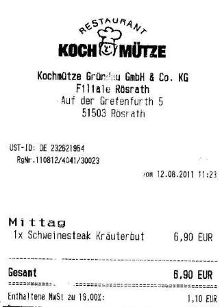 dazd Hffner Kochmtze Restaurant